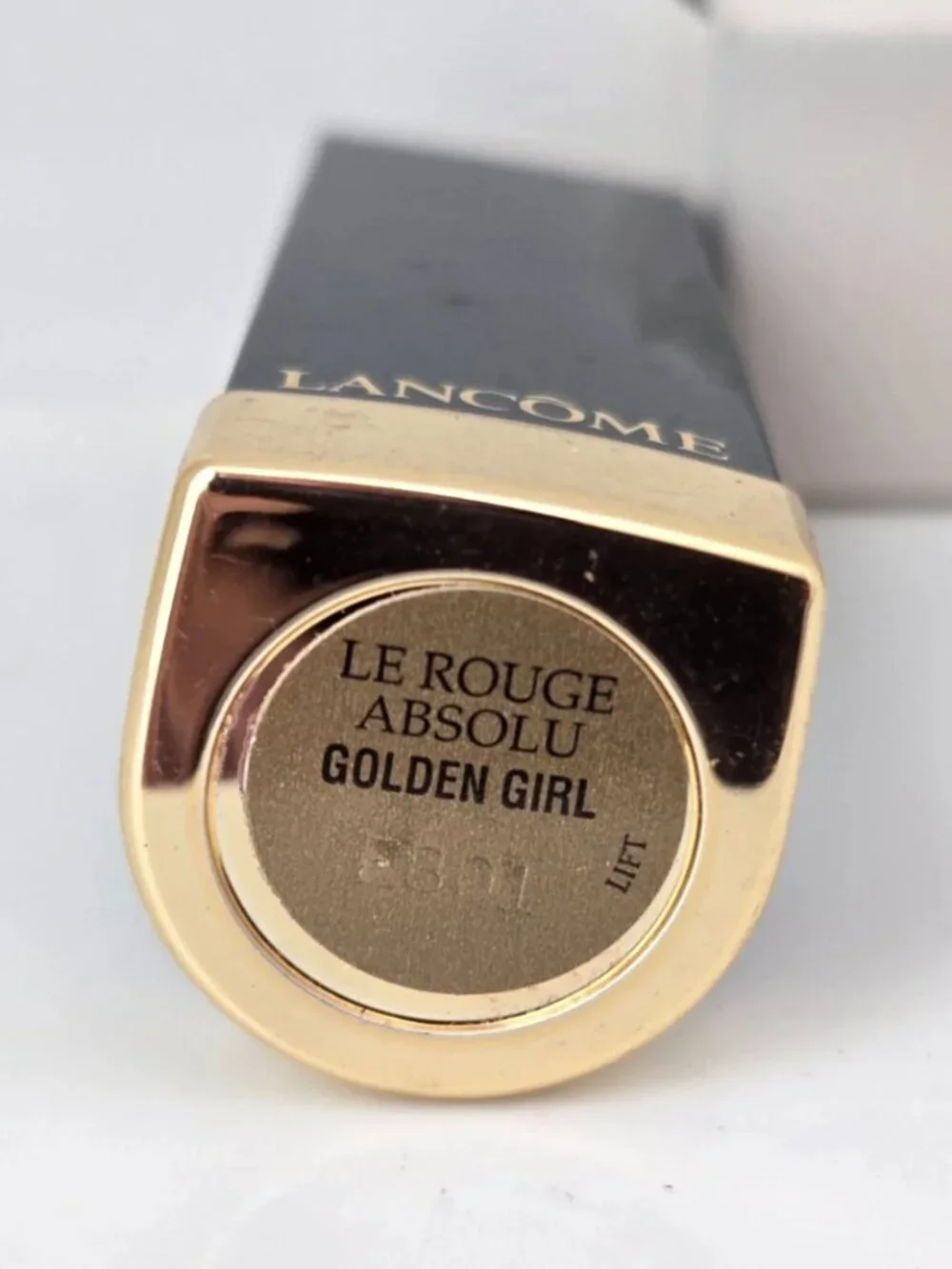 Lancome Le Rouge Absolu Lipstick in GOLDEN GIRL - New/Rare/Unboxed - FAST SHIP
